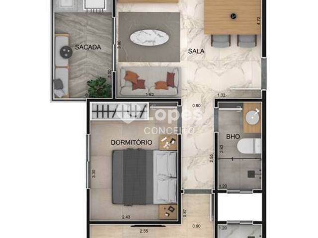 #WF902 - Apartamento para Venda em Praia Grande - SP - 1