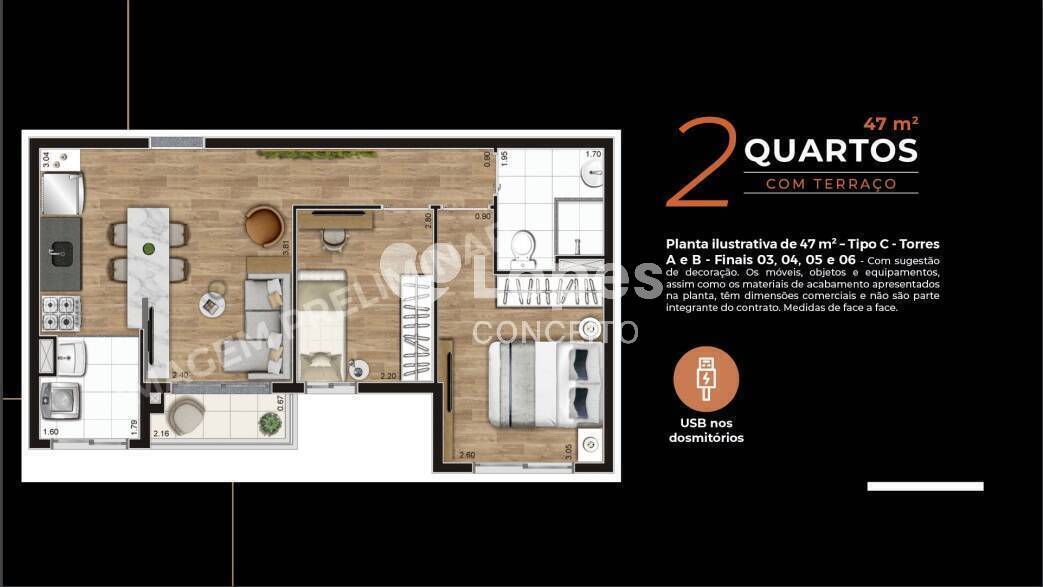 Apartamento, 2 quartos, 55 m² - Foto 20