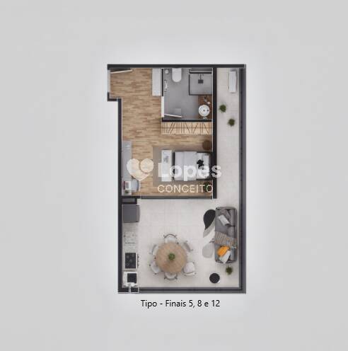 Apartamento, 1 quarto, 35 m² - Foto 17